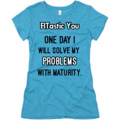 Ladies Slim Fit Super Soft Triblend Tee