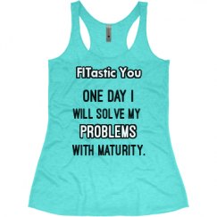 Ladies Slim Fit Super Soft Racerback Triblend Tank