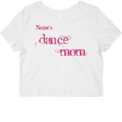 Ladies Slim Fit Crop Top Tee