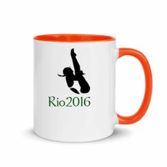 11oz Ceramic Mug with Color Inside