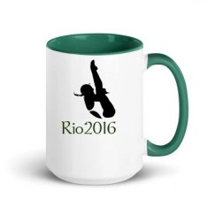 15oz Ceramic Mug with Color Inside