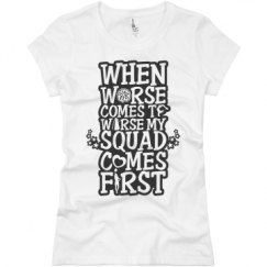 Ladies Slim Fit Basic Promo Jersey Tee