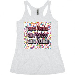 Ladies Slim Fit Super Soft Racerback Triblend Tank
