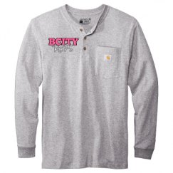 Unisex Carhartt Long Sleeve Henley Tee 