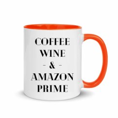 11oz Ceramic Mug with Color Inside