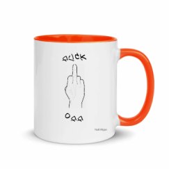 11oz Ceramic Mug with Color Inside