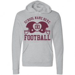 Unisex Fleece Pullover Midweight Hoodie