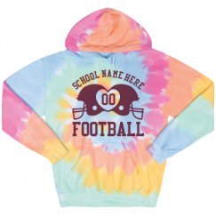 Unisex Tie-Dye Fleece Hoodie