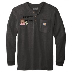 Unisex Carhartt Long Sleeve Henley Tee