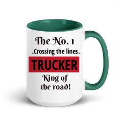 15oz Ceramic Mug with Color Inside