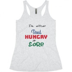 Ladies Slim Fit Super Soft Racerback Triblend Tank