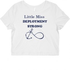 Ladies Slim Fit Crop Top Tee