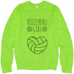 Unisex Neon Crewneck Sweatshirt