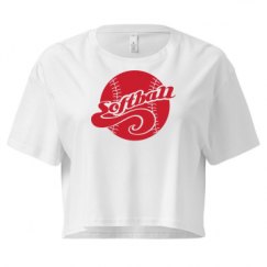 Ladies Festival Cali Crop Top Tee