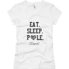 Ladies Slim Fit Basic Promo Jersey Tee