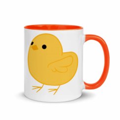 11oz Ceramic Mug with Color Inside