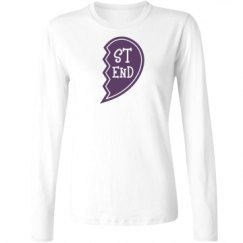Ladies Relaxed Fit Basic Long Sleeve Tee