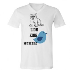 Unisex V-Neck Jersey Tee