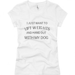 Ladies Slim Fit Basic Promo Jersey Tee