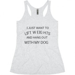 Ladies Slim Fit Super Soft Racerback Triblend Tank