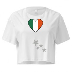 Ladies Festival Cali Crop Top Tee