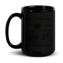 15oz Black Glossy Mug