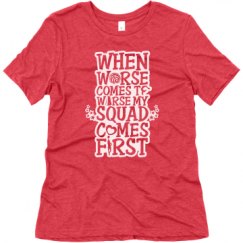 Ladies Relaxed Fit Super Soft Triblend Tee