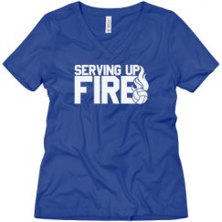 Ladies Relaxed Fit V-Neck Tee