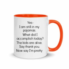 11oz Ceramic Mug with Color Inside