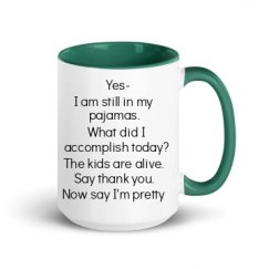 15oz Ceramic Mug with Color Inside