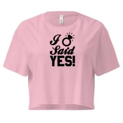 Ladies Festival Cali Crop Top Tee