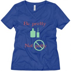 Ladies Relaxed Fit V-Neck Tee