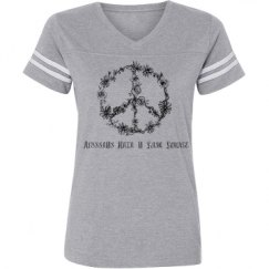 Ladies Relaxed Fit Vintage Sports Tee