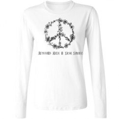 Ladies Relaxed Fit Basic Long Sleeve Tee