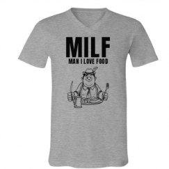 Unisex V-Neck Jersey Tee