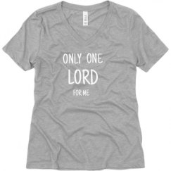 Ladies Relaxed Fit V-Neck Tee