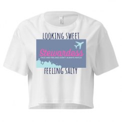 Ladies Festival Cali Crop Top Tee