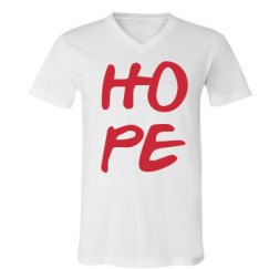 Unisex V-Neck Jersey Tee