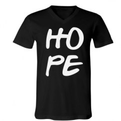 Unisex V-Neck Jersey Tee