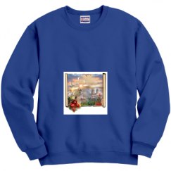 Unisex Film and Foil Crewneck Sweatshirt