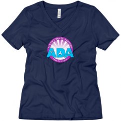 Ladies Relaxed Fit V-Neck Tee