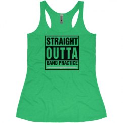 Ladies Slim Fit Super Soft Racerback Triblend Tank