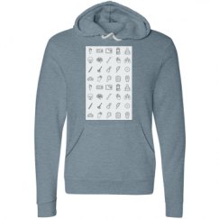 Unisex Fleece Pullover Midweight Hoodie