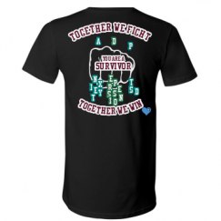 Unisex V-Neck Jersey Tee