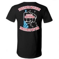 Unisex V-Neck Jersey Tee