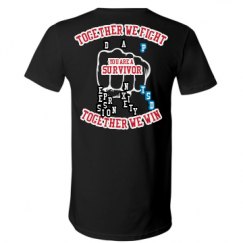 Unisex V-Neck Jersey Tee