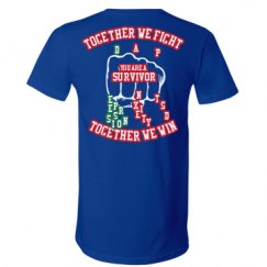 Unisex V-Neck Jersey Tee