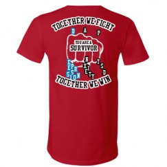 Unisex V-Neck Jersey Tee