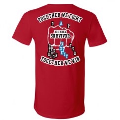 Unisex V-Neck Jersey Tee