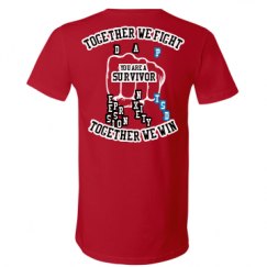 Unisex V-Neck Jersey Tee